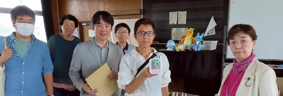 真夏の特別教室にエアコンを